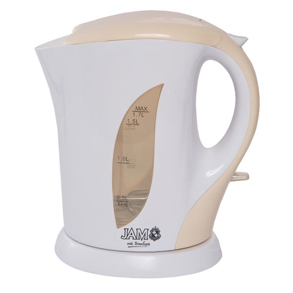 HERVIDORA ELÉCTRICA JAM 1.7LTS. BLANCA C/ LUZ INDICADORA 220W MOD. CK-1011