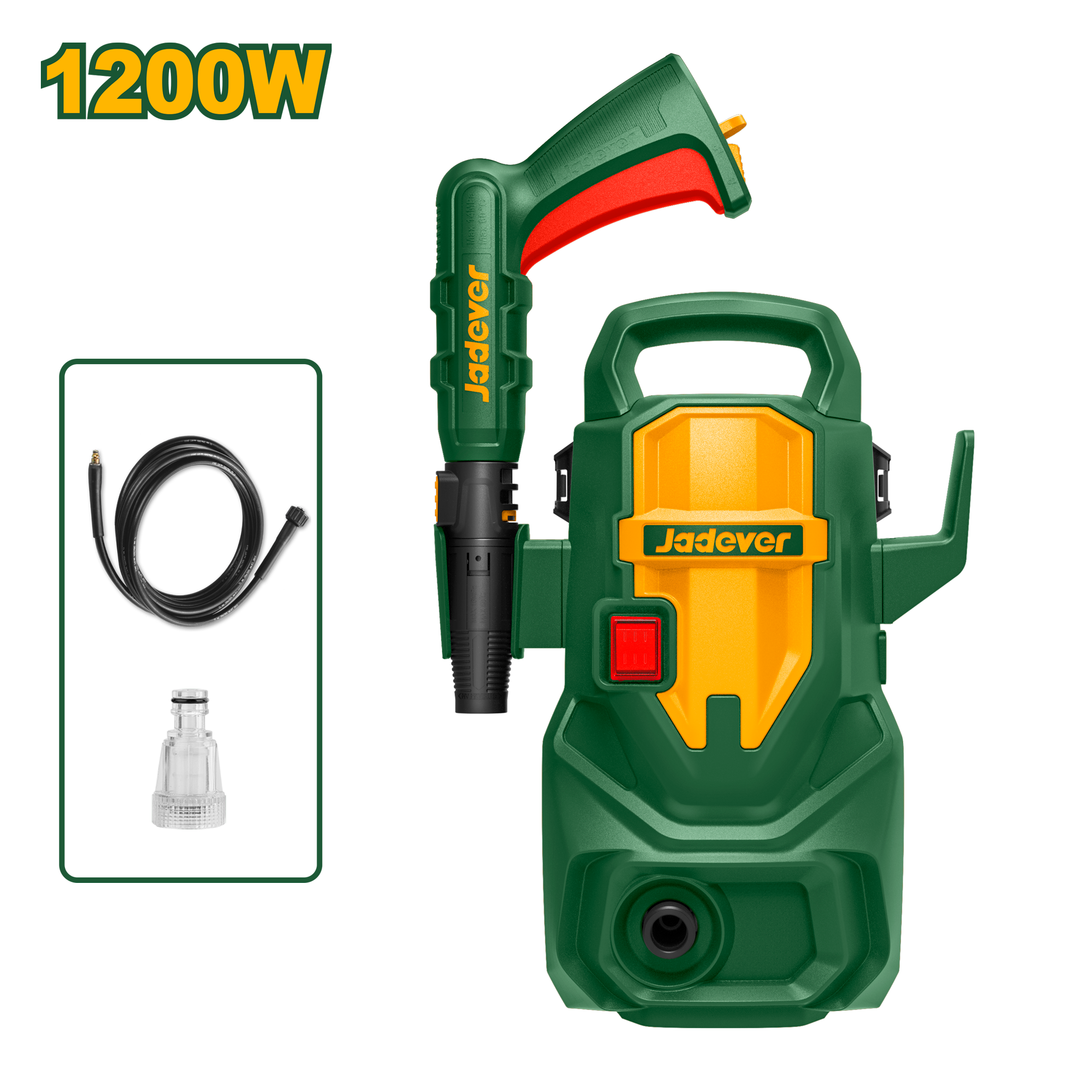 HIDROLAVADORA JADEVER 1200W. JDHP3A12