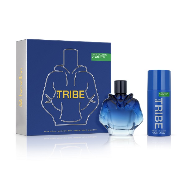 SET FRAGANCIA BENETTON TRIBE EDT 90ML+DEO 150ML